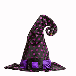 Fantasia de Bruxa - Chapéu de Bruxa Chapéu de Bruxa Roxo