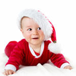 Imagem de Fantasia para bebê de Papai Noel