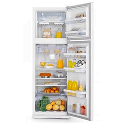 Geladeira Electrolux - Electrolux Geladeira DF42 Geladeira Electrolux Inox Aberta