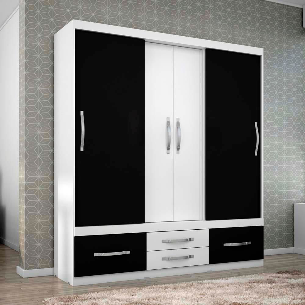 Guarda Roupa Bartira Columbia com 4 Portas e 4 Gavetas Comprar no ShopFácil uma empresa Bradesco Armario Baixo Escritorio Branco ~ Guarda Roupa Bartira Columbia com 4 Portas e 4 Gavetas Comprar no ShopFácil uma empresa Bradesco