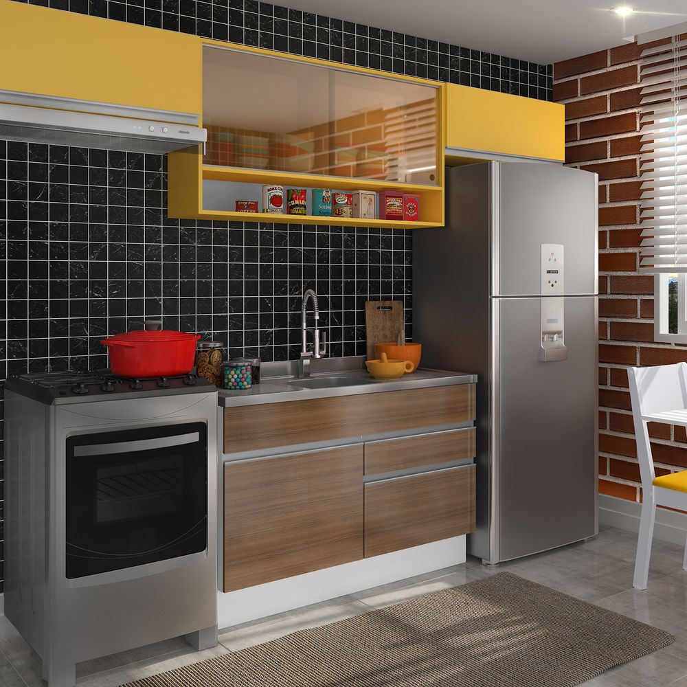 Cozinha Completa Colors Three Madesa Oppenau Info Cozinha Completa Colors Three Madesa Oppenau Info
