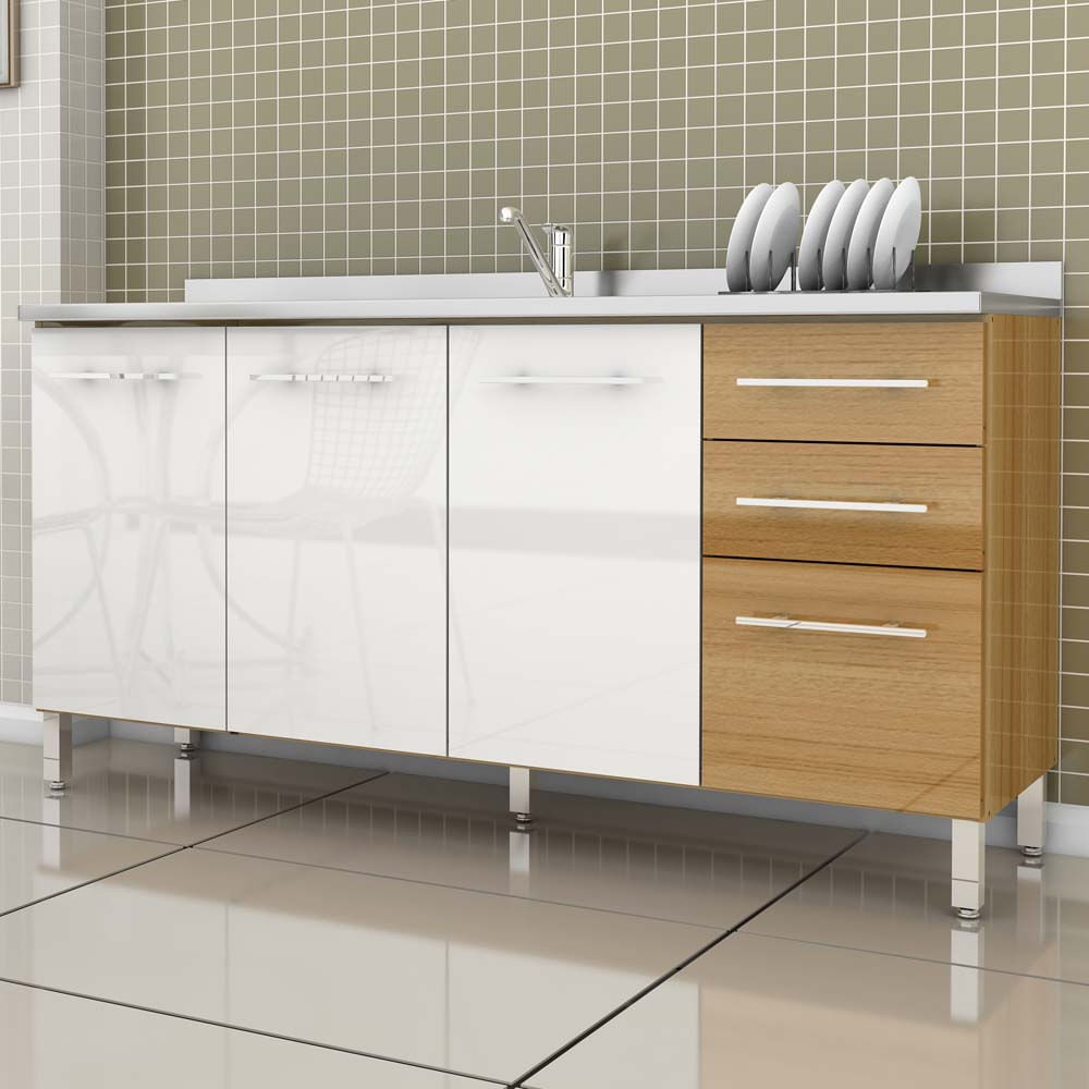 Cozinha Bartira Carla Imbuia Com Branco Oppenau Info Cozinha Bartira Carla Imbuia Com Branco Oppenau Info