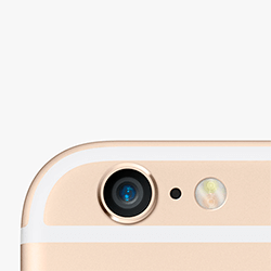 iPhone 6s Rosa - Câmera de 12MP Câmera de iPhone 6s Rosa