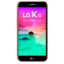 LG K10 - Smartphone K10 - Câmera frontal 8MP LG K10 - LG K10 Novo preto - Câmera frontal 8MP