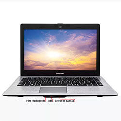 Notebook Positivo Notebook Positivo - Entradas Fone/Microfone, USB e Leitor de Cartão