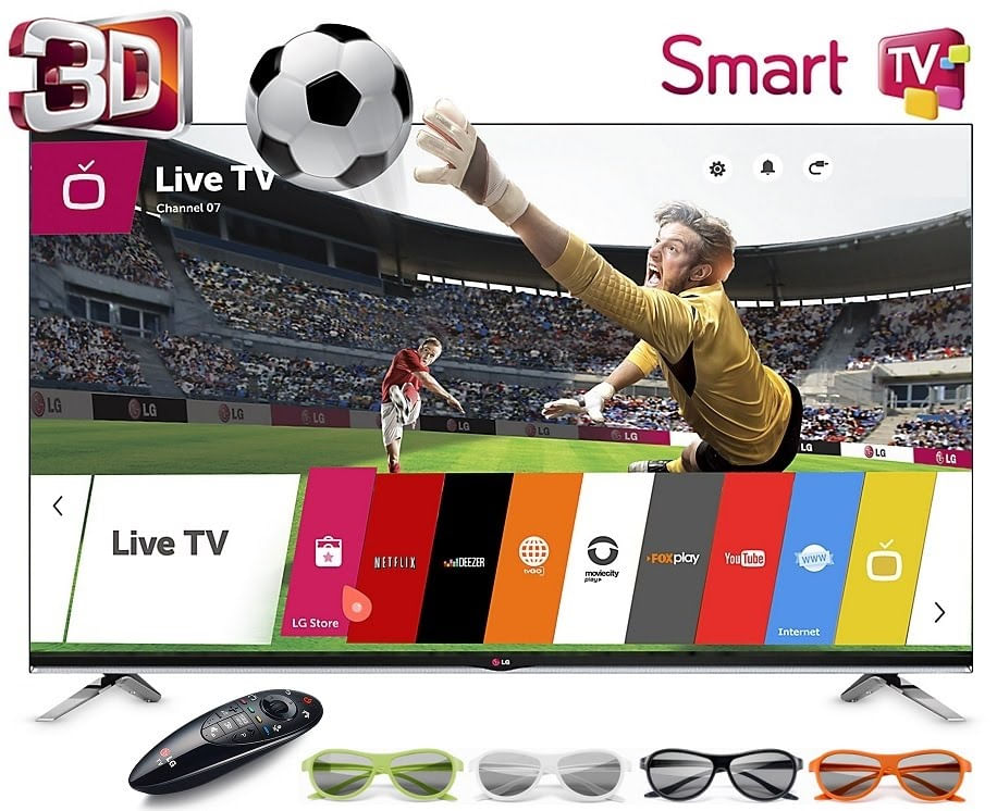 Smart TV 3D em promoção