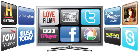 Smart TV com internet e streaming