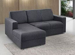 Sofá - Sofá com chaise Sofá com chaise cinza