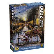 Puzzle 2000 peças Verão em Amsterdã