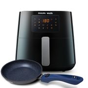 Conjunto de Aifryer High Connect e Panela Ichef - Sauté - 24 CM - Azul - 127V