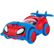 Carrinho Spidey e Seus Amigos Espetaculares - Veículo Giratório Deluxe 2 em 1 Sunny Brinquedos