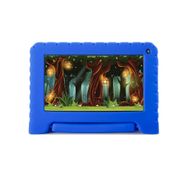 Tablet Multilaser Kid Pad com Controle Parental 32GB  + Tela 7 pol + Case + Wi-fi + Android 11 (Go edition) + Processador Quad Core - Azul - NB378 NB378