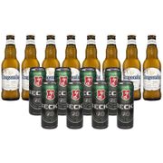 Kit Cerveja Hoegaarden Wit Blanche Belga 330ml - 8 Unidades + Cerveja Becks Lata 350ml 8 Unidades