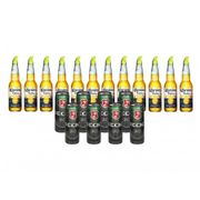 Kit Cerveja Corona Extra Lager 12 Unidades Long - Neck 330ml + Cerveja Becks Lata 350ml 8 Unidades