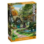 Puzzle 2000 peças Chalé na Floresta