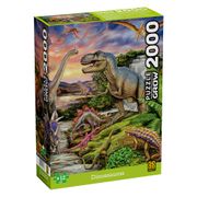 Puzzle 2000 peças Dinossauros