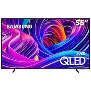 Smart TV 55" QLED 4K Samsung 55Q60B, Modo Game, Som em Movimento, Tela sem limites, Design slim, Visual livre de cabos, Alexa built in