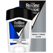 Desodorante Antitranspirante Creme Rexona Clinical Men Clean 48g