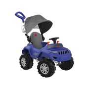 Carrinho de Passeio Infantil Smart BanJipe - com Pedal com Empurrador Bandeirante Azul