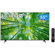 Smart TV 55" 4K LED LG 55UQ8050 AI Processor - Wi-Fi Bluetooth HDR Alexa Google Assistente 3 HDMI 55"