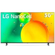 Smart TV 50" LG 4K NanoCell 50NANO75 HDMI 2.0, Nvidia GEFORCE NOW, ThinQ AI, Smart Magic, Google, Alexa