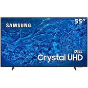 Smart TV 55" Crystal UHD 4K Samsung 55BU8000, Painel Dynamic Crystal Color, Design slim, Tela sem limites, Alexa built in, Controle Remoto Único