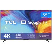 Smart TV 55" 4K LED TCL 55P635 VA Wi-Fi - Bluetooth HDR Google Assistente 3 HDMI 1 USB 55"