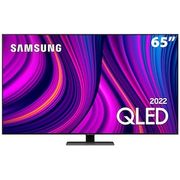 Smart TV 65" QLED 4K Samsung Q80B, Modo Game, Processador com IA, Som em Movimento, Tela sem limites, Visual livre de cabos, Alexa built in