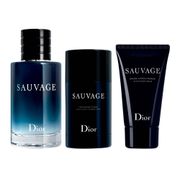 Dior Sauvage Kit Perfume Masculino EDT + Pós Barba + Desodorante Kit