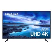 Smart TV 50” Crystal 4K Samsung 50AU7700 Tizen Wi-Fi Bluetooth HDR Alexa Built in 3 HDMI 1 USB