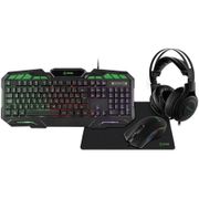 Kit Gamer Teclado Mouse Headset Mouse Pad - XZONE GTC-02