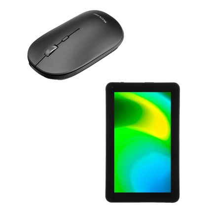 Combo Office - Tablet M9 Wi-fi 32GB Tela 9 pol. 1GB RAM + Wi-fi Android 11 e Mouse Sem Fio Conexão Bluetooth e USB 1600dpi - NB3570K Menor preço em Combo Office - Tablet M9 Wi-fi 32GB Tela 9 pol. 1GB RAM + Wi-fi Android 11 e Mouse Sem Fio Conexão Bluetooth e USB 1600dpi - NB3570K
