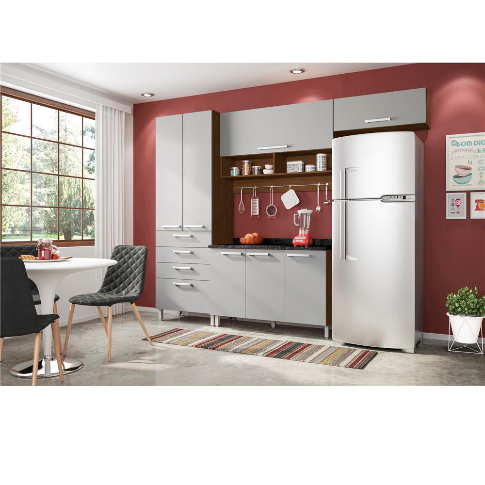 Cozinha Bartira Carla Plus Com 7 Portas E 4 Gavetas Comprar No Cozinha Bartira Carla Plus Com 7 Portas E 4 Gavetas Comprar No