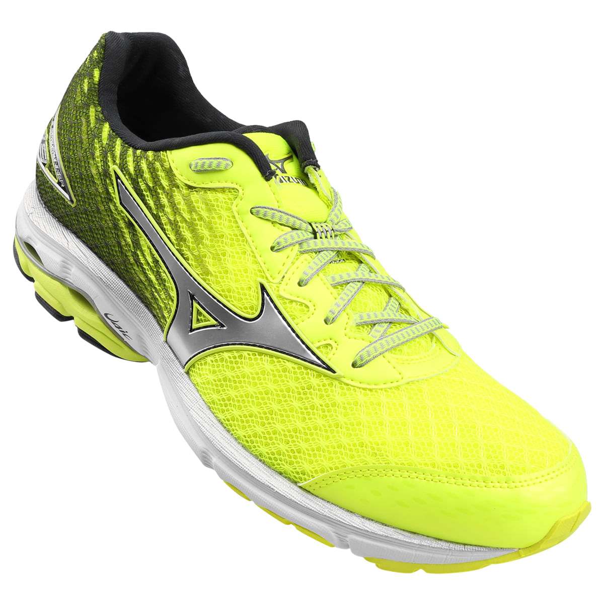 tenis mizuno verde fluorescente