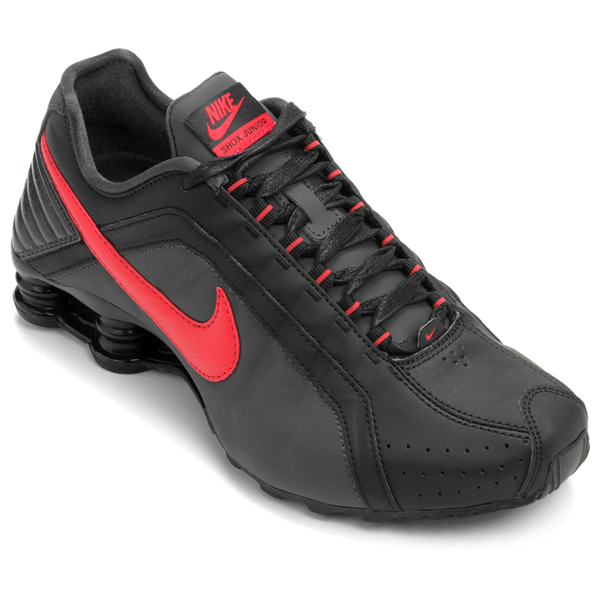 nike shox junior branco e vermelho