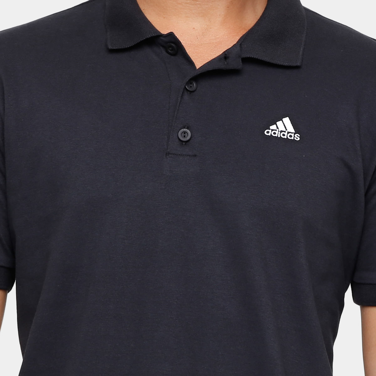 camisa polo adidas algodão