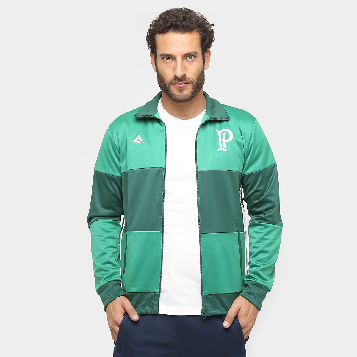 jaqueta adidas windbreaker palmeiras