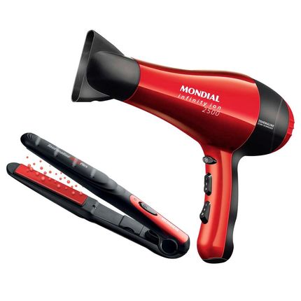 Conjunto Especial Beauty Infinity Mondial com Secador e Prancha - Vermelho é ruim? Conjunto Especial Beauty Infinity Mondial com Secador e Prancha - Vermelho é boa?