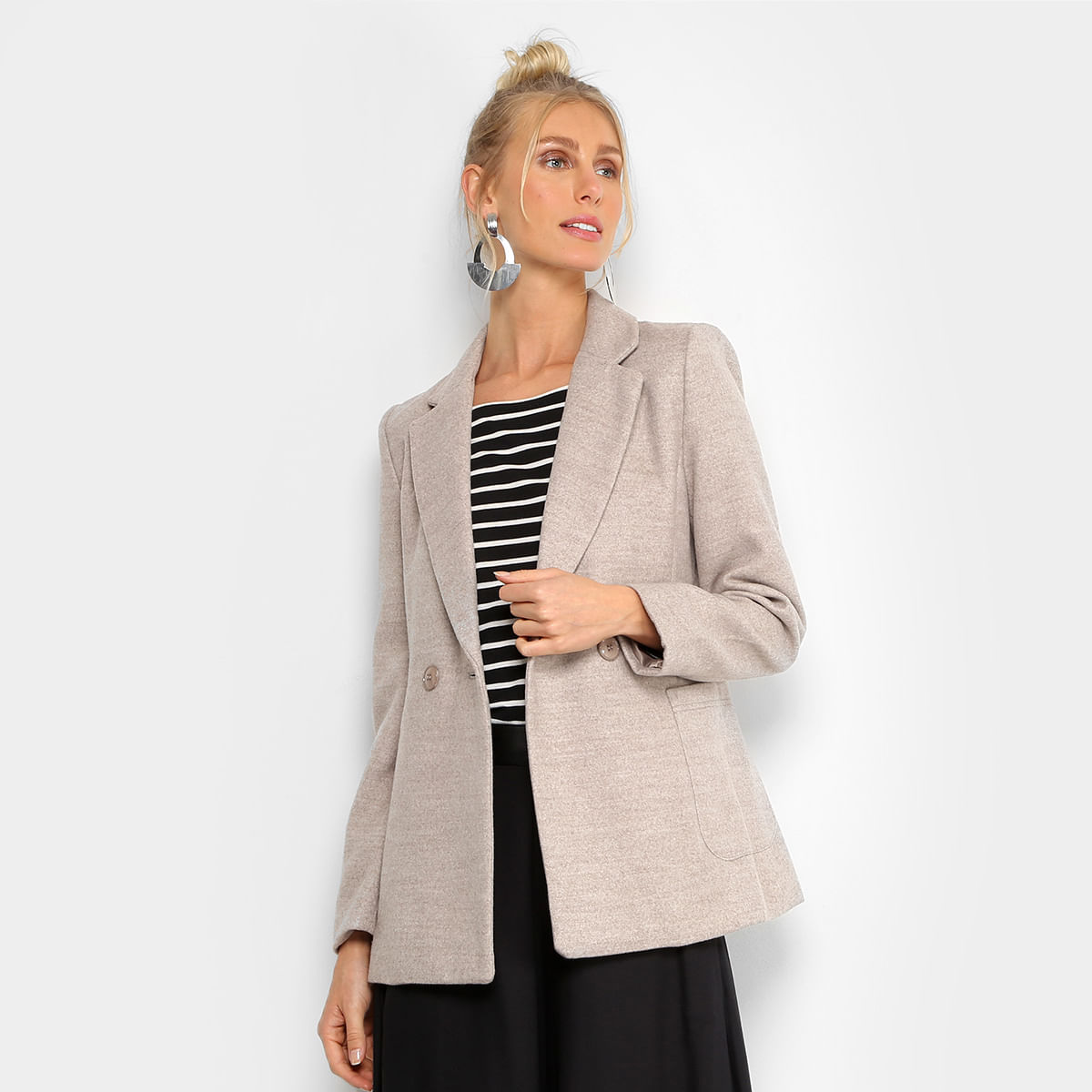 jaqueta aishty capuz pelinho feminino