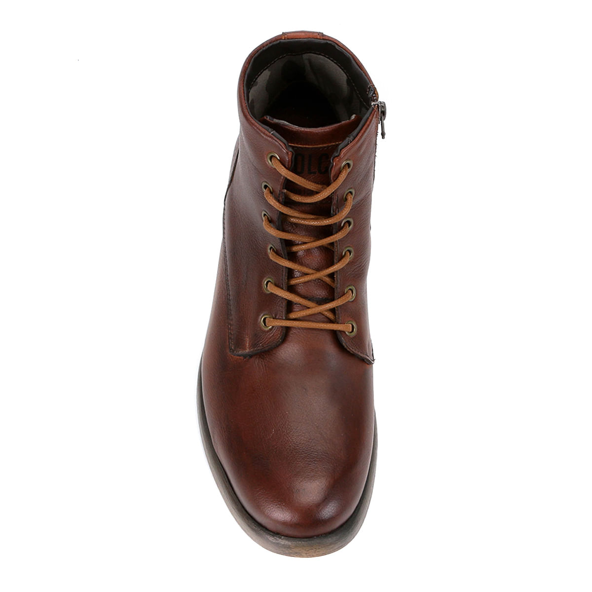 bota de couro masculina colcci