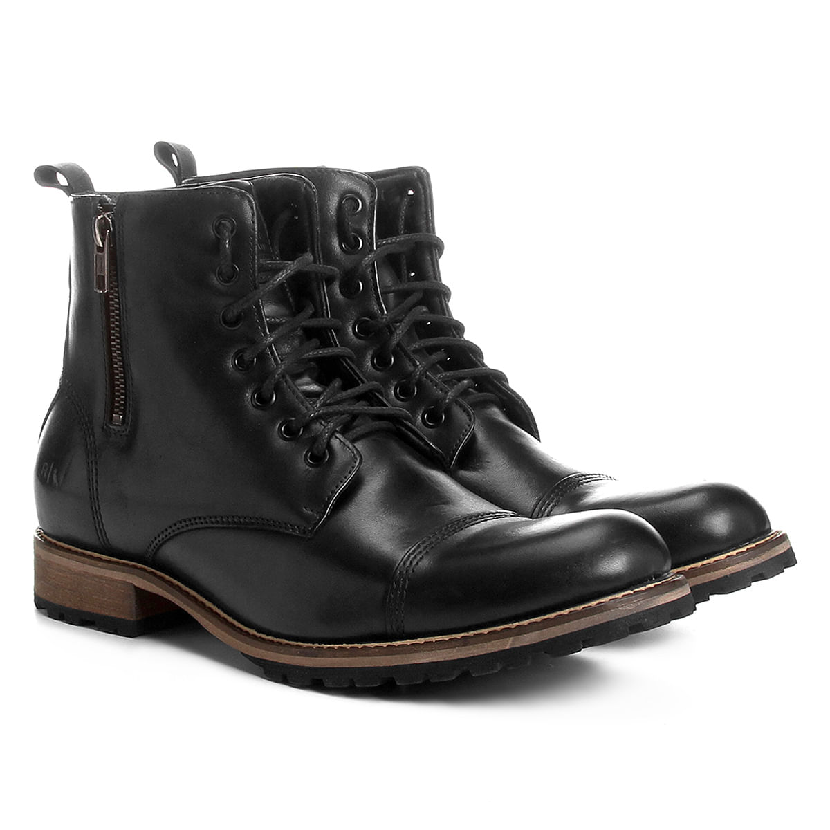 bota coturno cano curto masculina