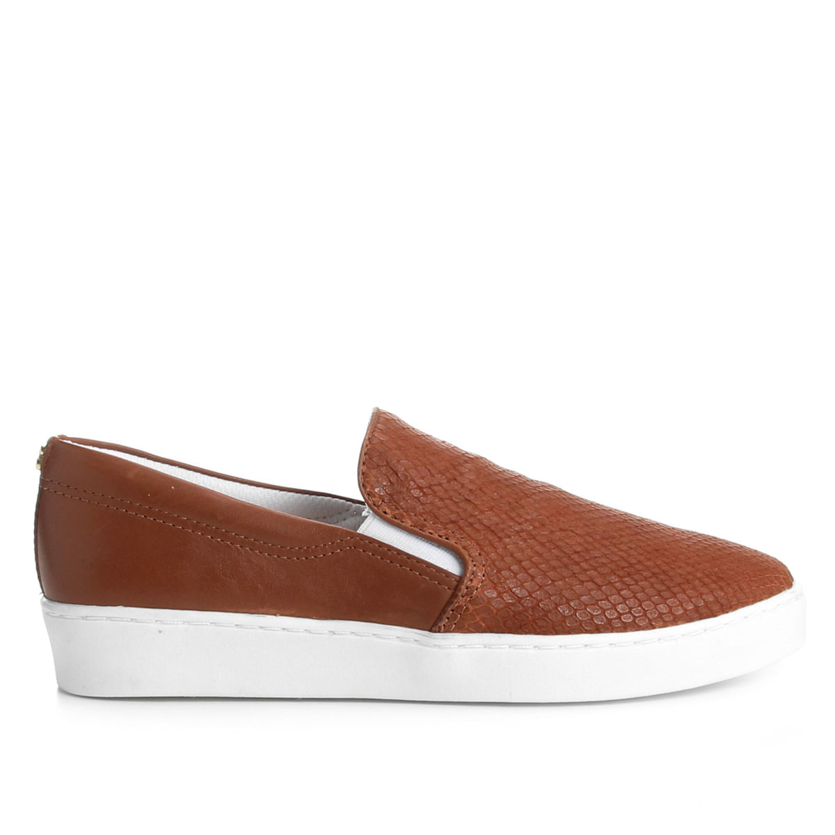 slip on couro bottero snake feminino