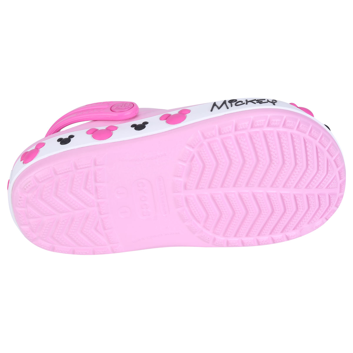 sandália crocs infantil crocband mickey iv clog