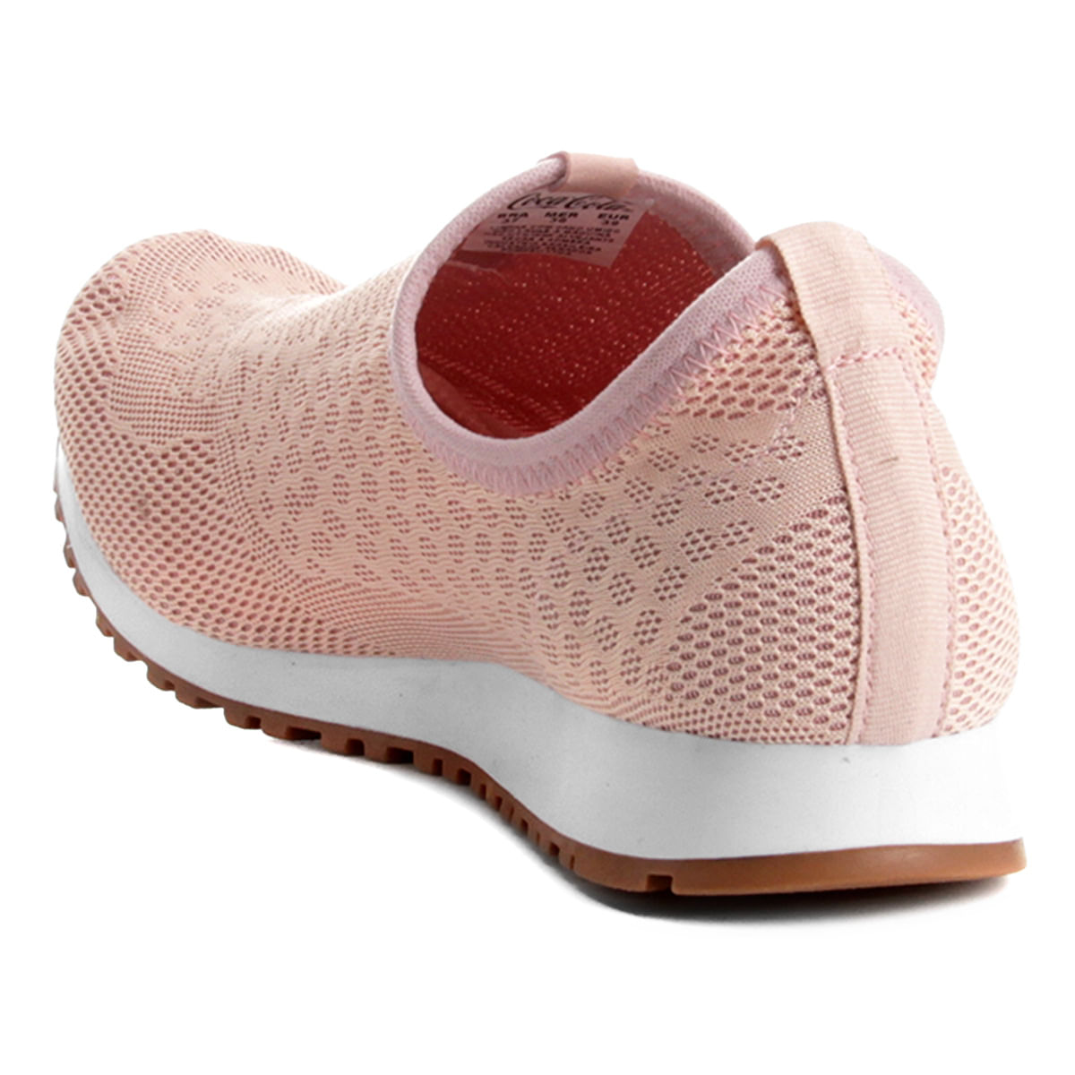 tenis coca cola feminino rosa claro