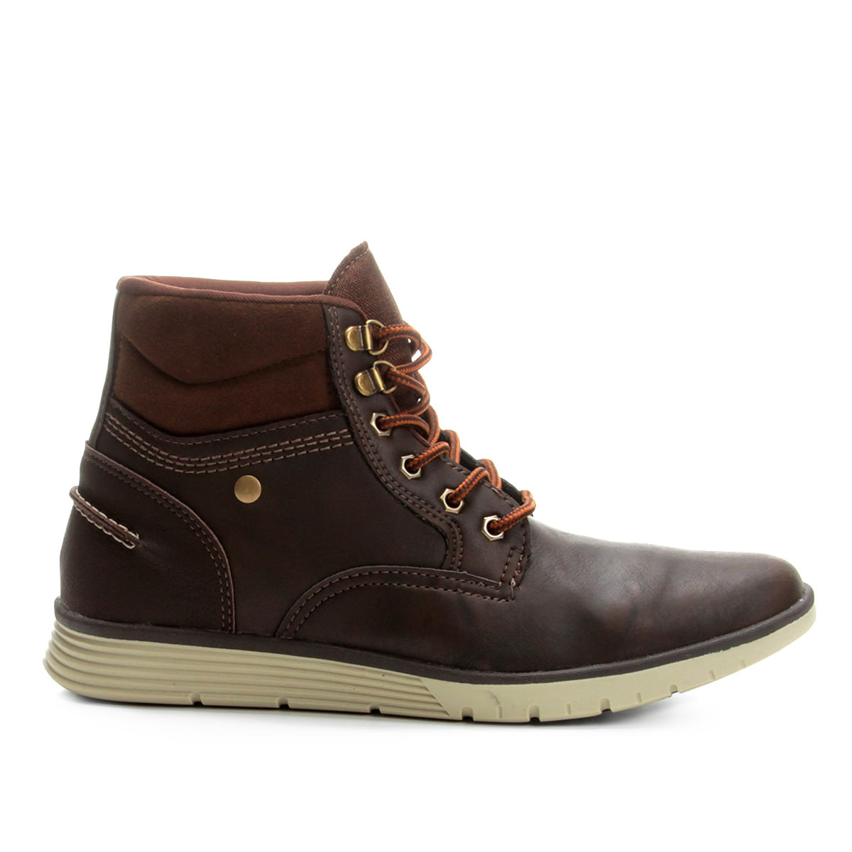 bota cano curto walkabout cadarço corda bergue masculina