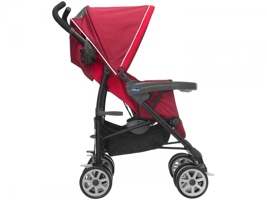 Carrinho De Bebe Passeio Chicco Nuevo Red Reclinavel Assento Reversivel 4 Posicoes Com Capa Compre No Shopfacil Com