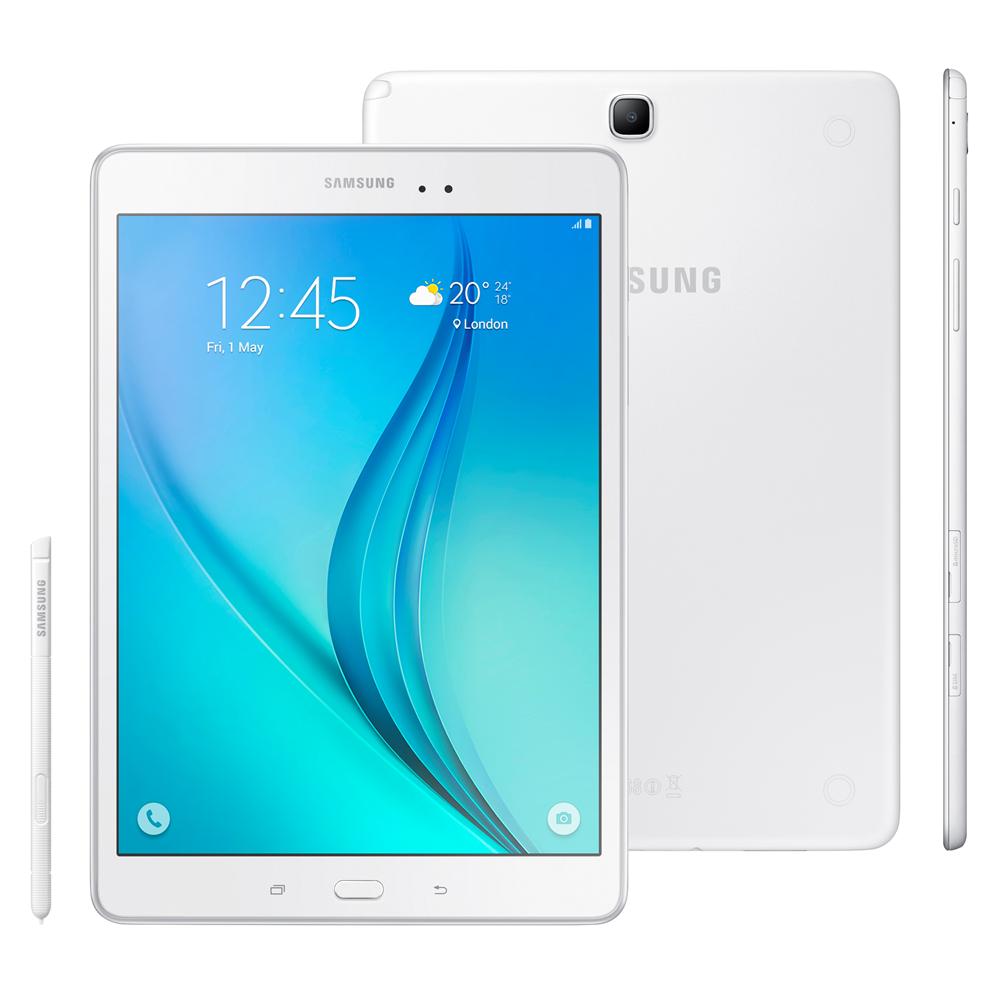 Tablet Samsung Galaxy Tab A 4G SM-P555M com S Pen, Tela 9 ...