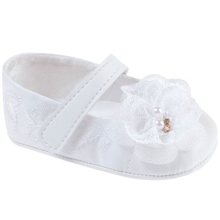 sapato batizado premium branco pimpolho