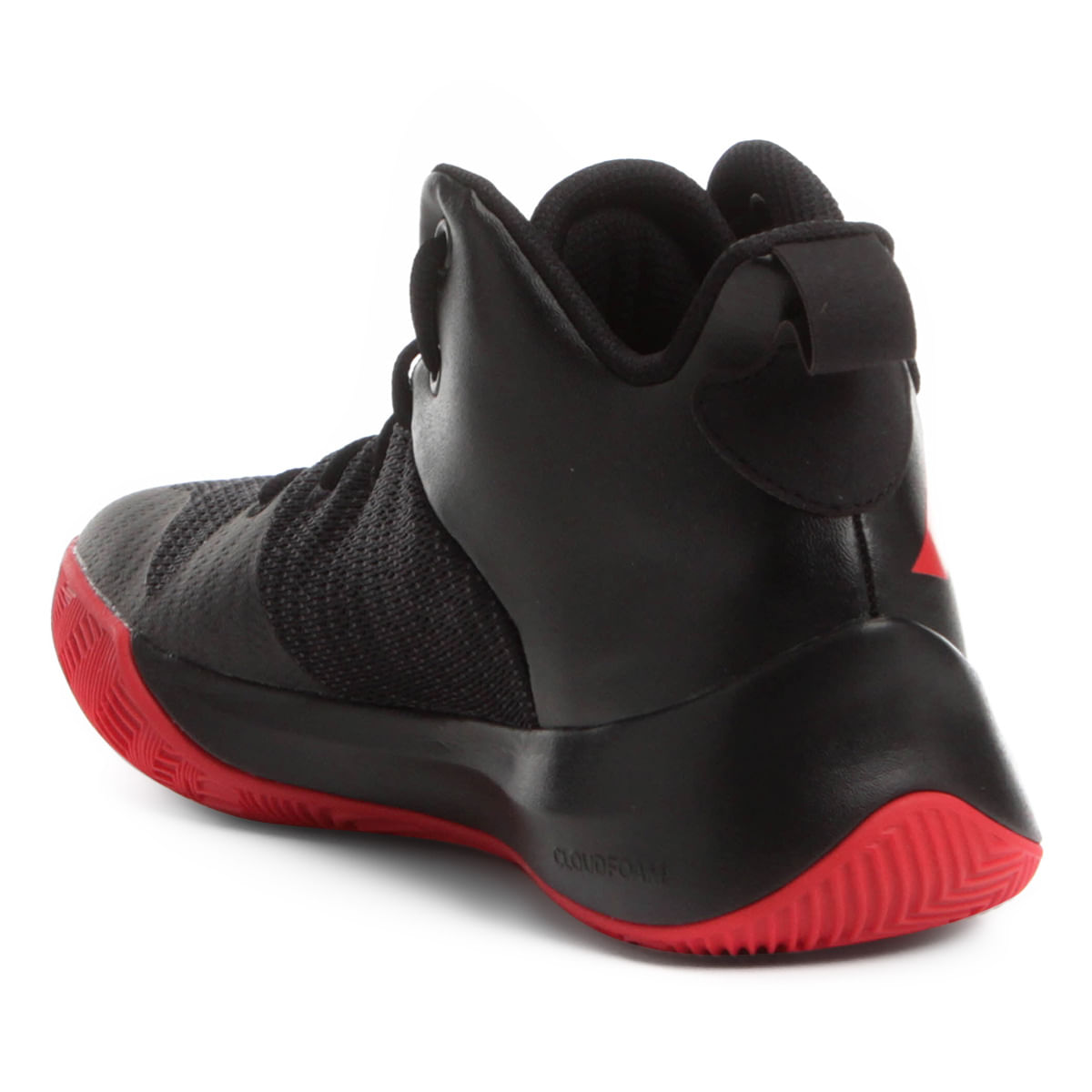 tenis adidas basquete preto e vermelho