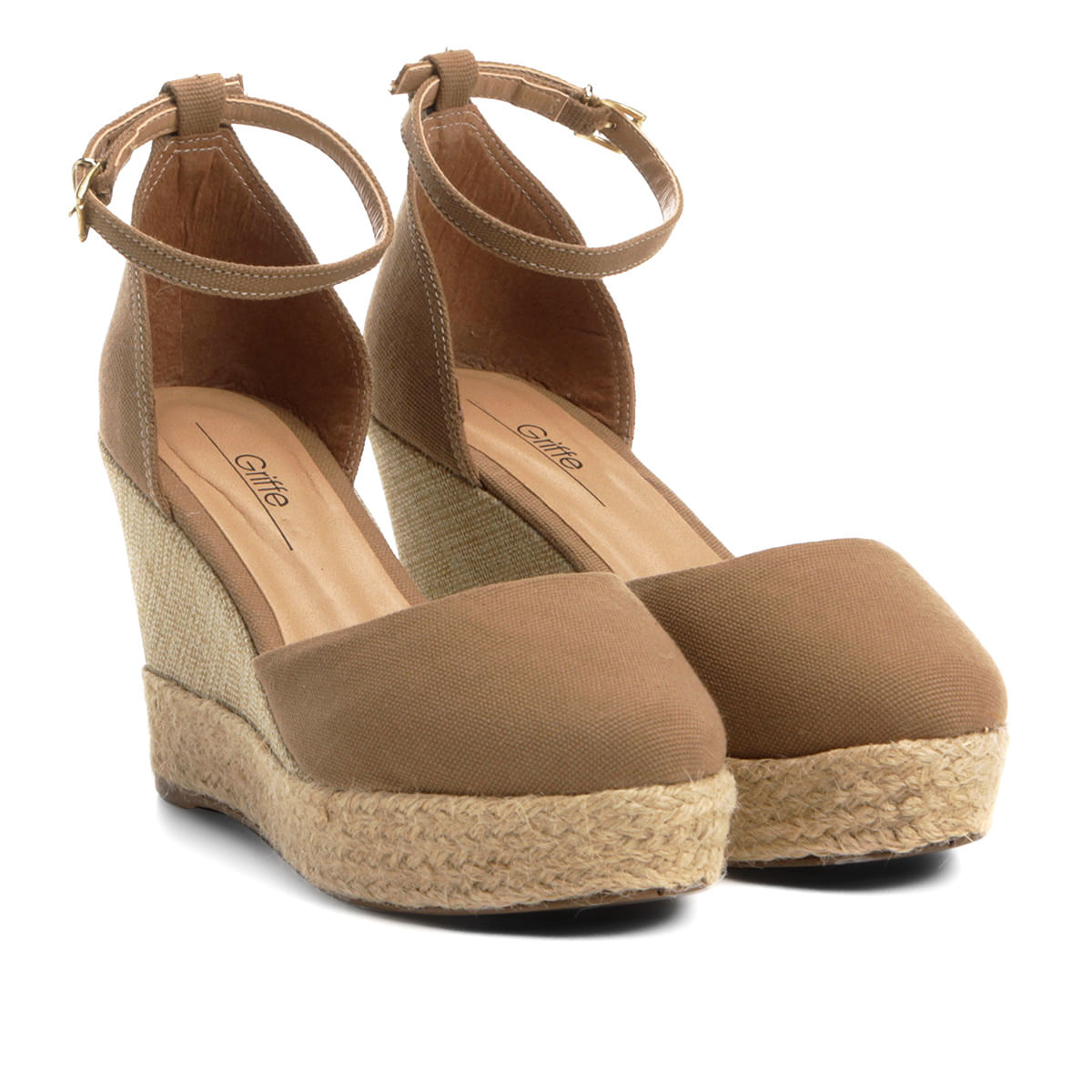 sandália espadrille griffe corda tira feminina